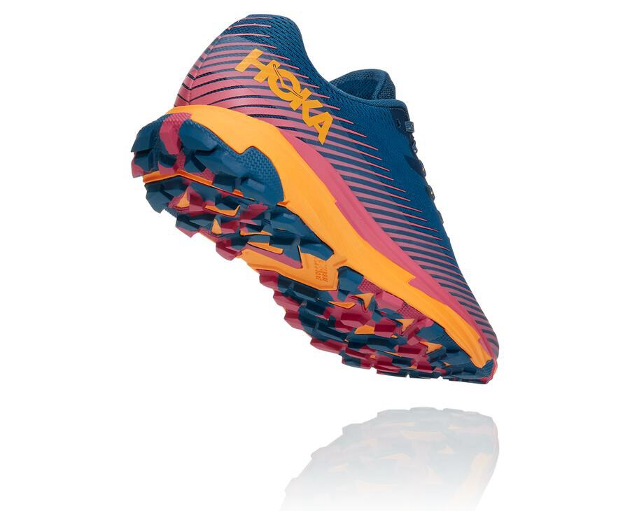 Hoka One One Womens Trail Shoes - Torrent 2 - Blue - XKWF71086